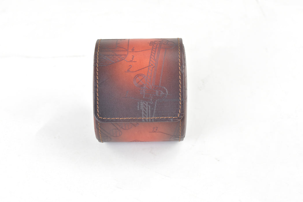 XCHOIX Genuine leather watch box 1W-TG-L