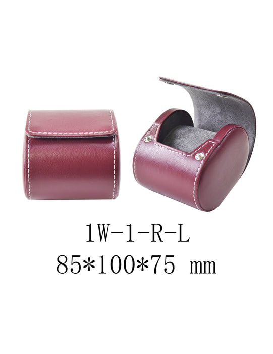 XCHOIX Genuine leather watch box 1W-1-R-L